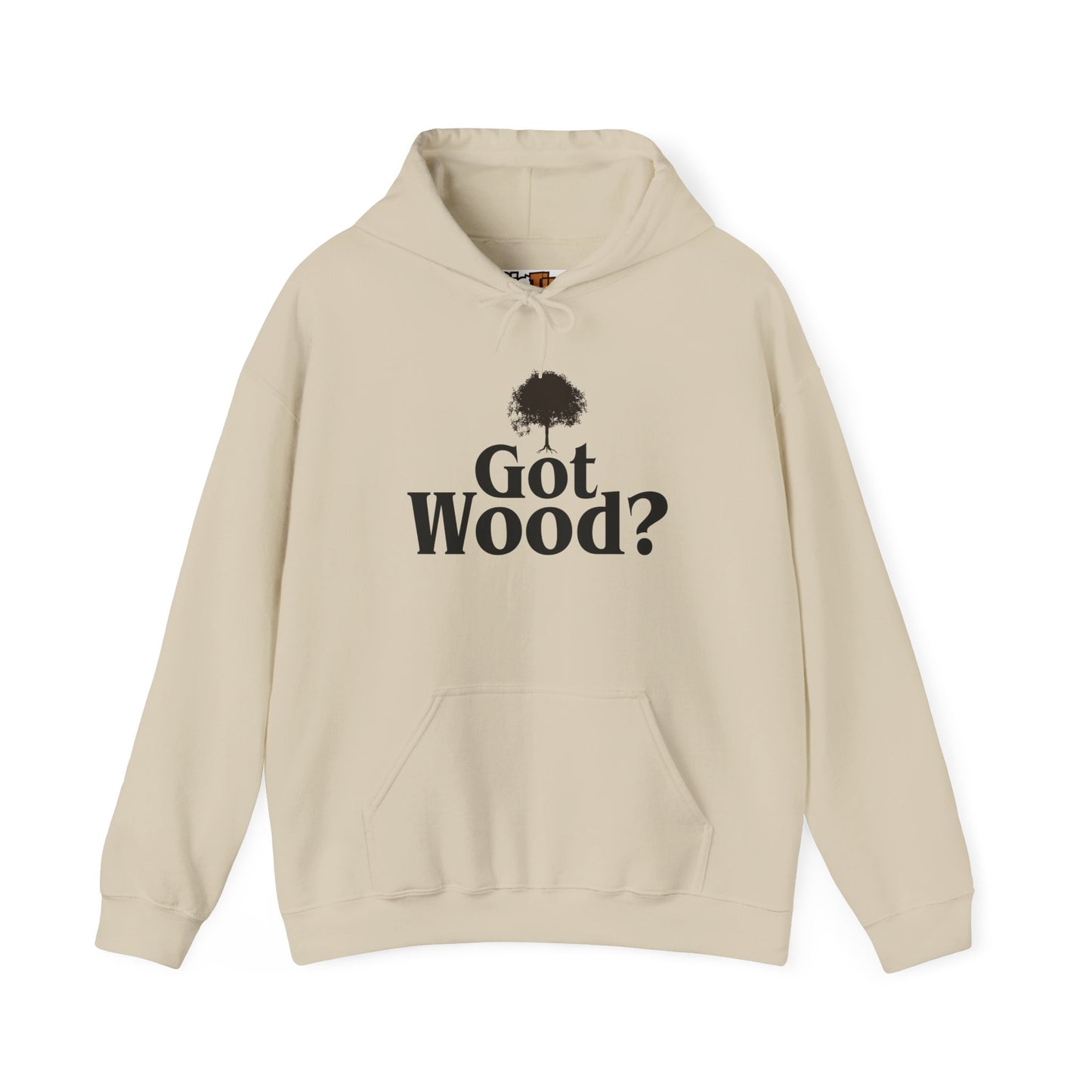 Funny 'Got Wood?' Hooded Sweatshirt - Perfect for Woodworkers and Carpenters