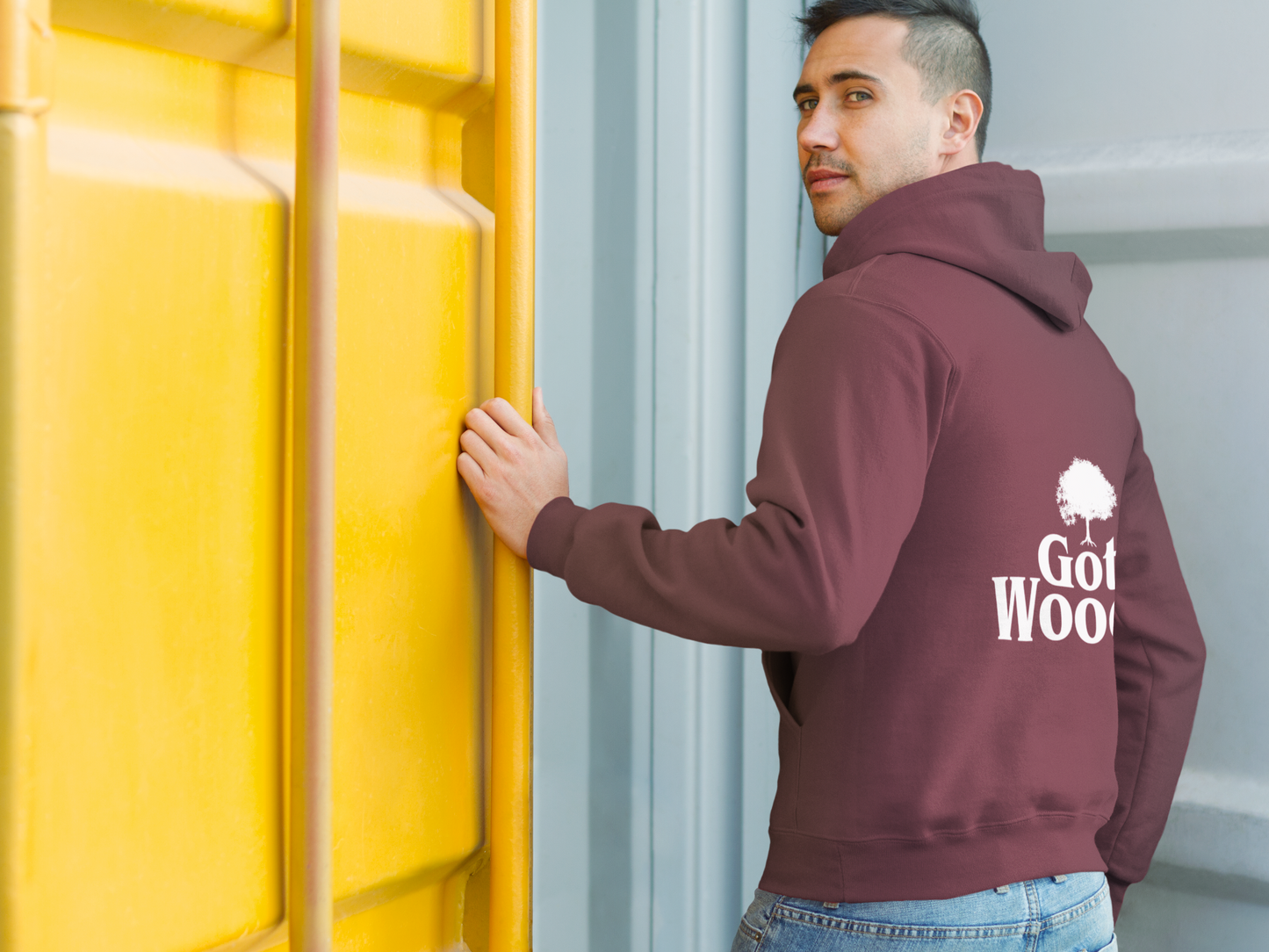 Funny 'Got Wood?' Hooded Sweatshirt - Perfect for Woodworkers and Carpenters