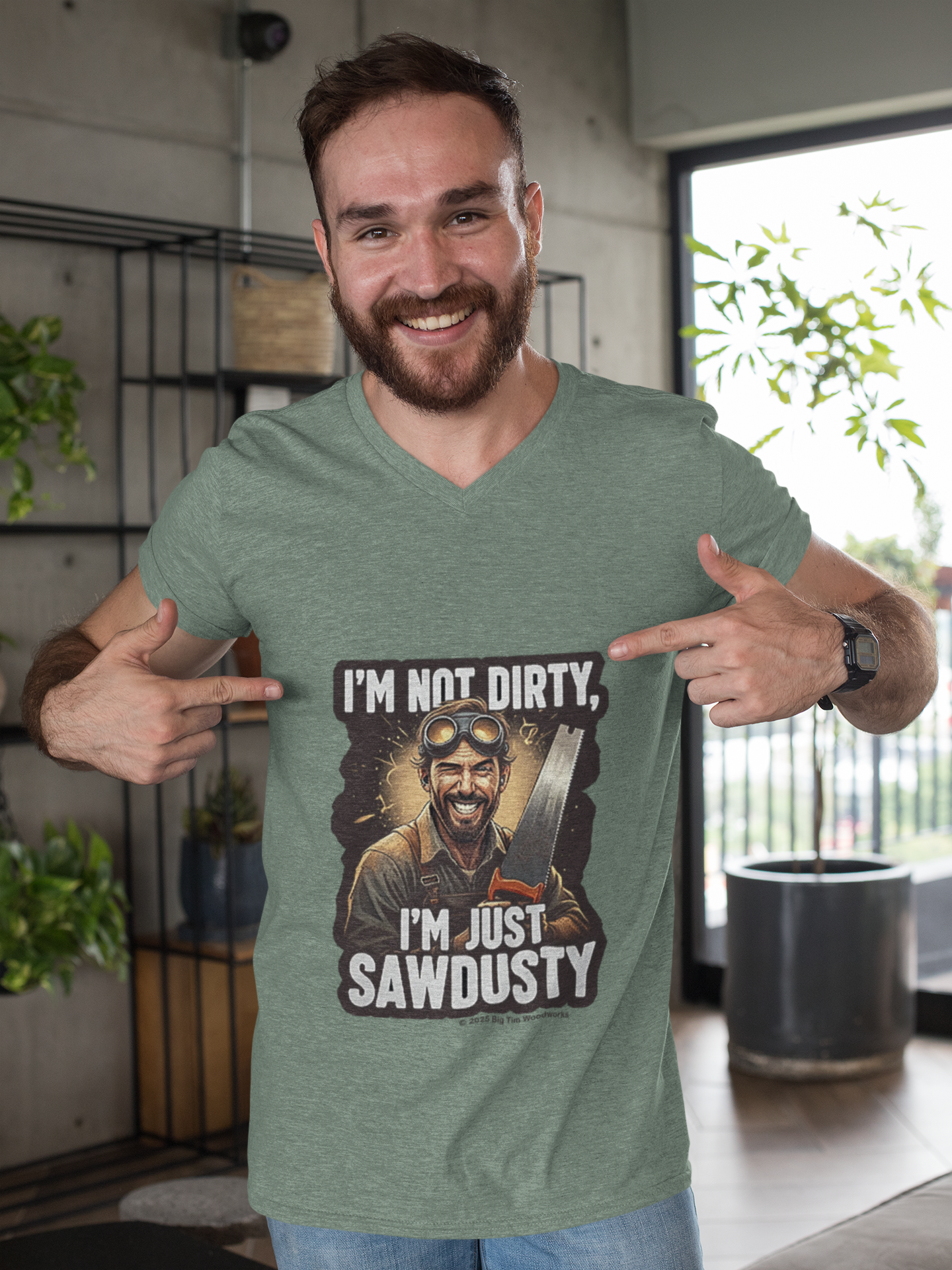 Sawdusty Woodworker Sweatshirt