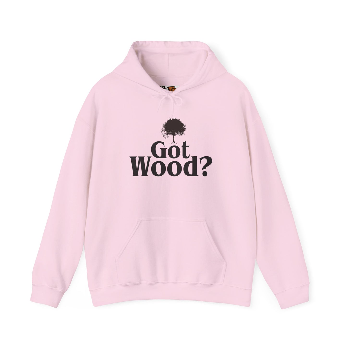 Funny 'Got Wood?' Hooded Sweatshirt - Perfect for Woodworkers and Carpenters