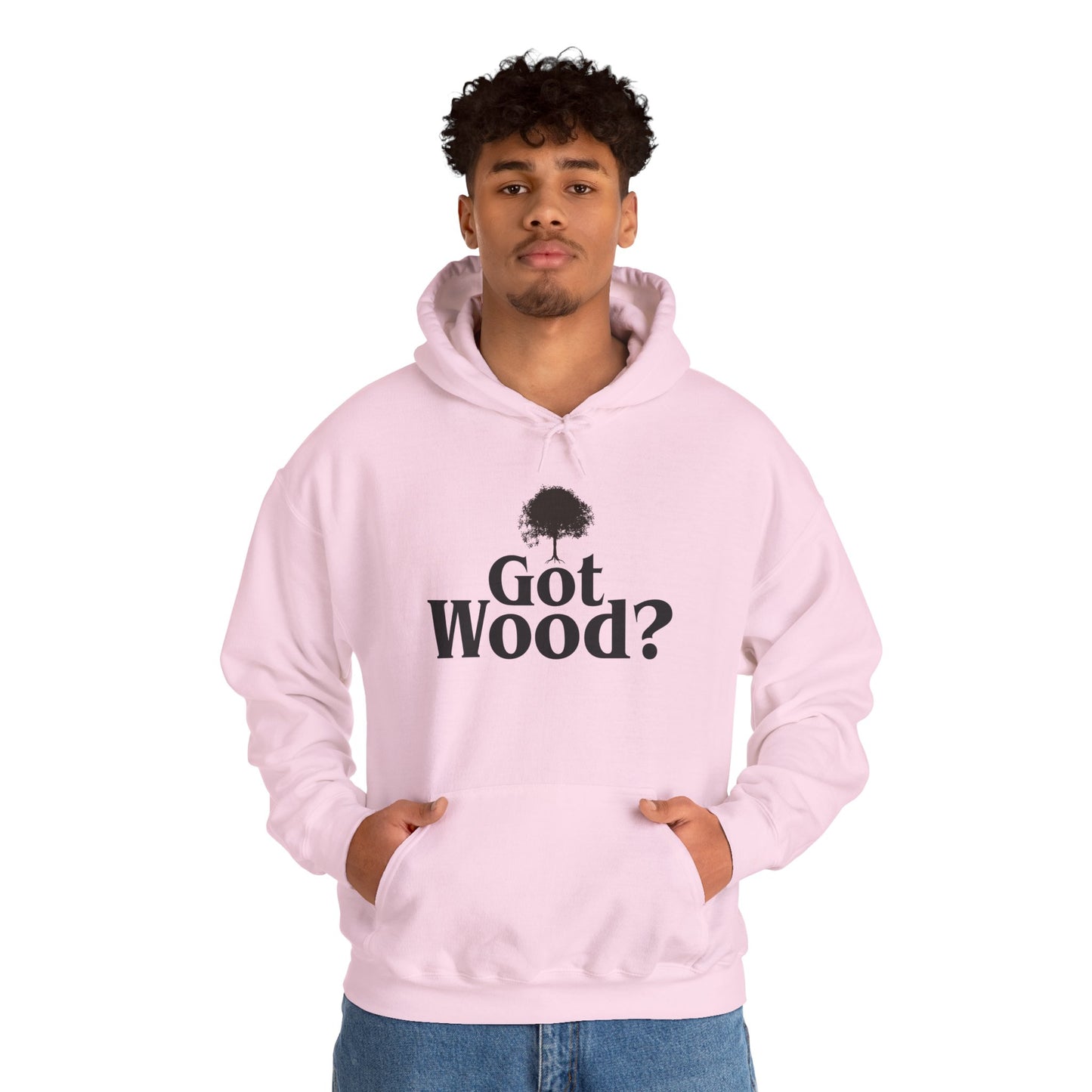 Funny 'Got Wood?' Hooded Sweatshirt - Perfect for Woodworkers and Carpenters