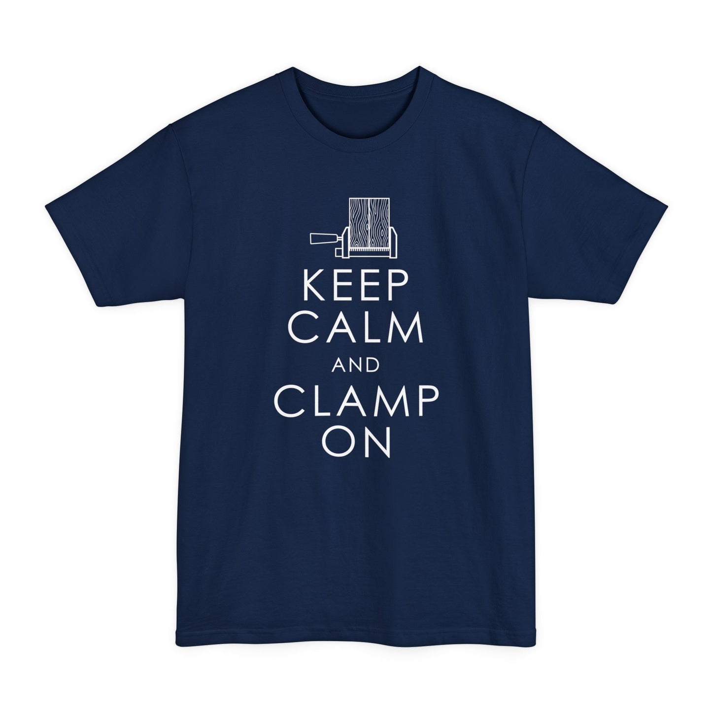 T-Shirt Funny Woodworkers Shirt - Keep Calm and Clamp On