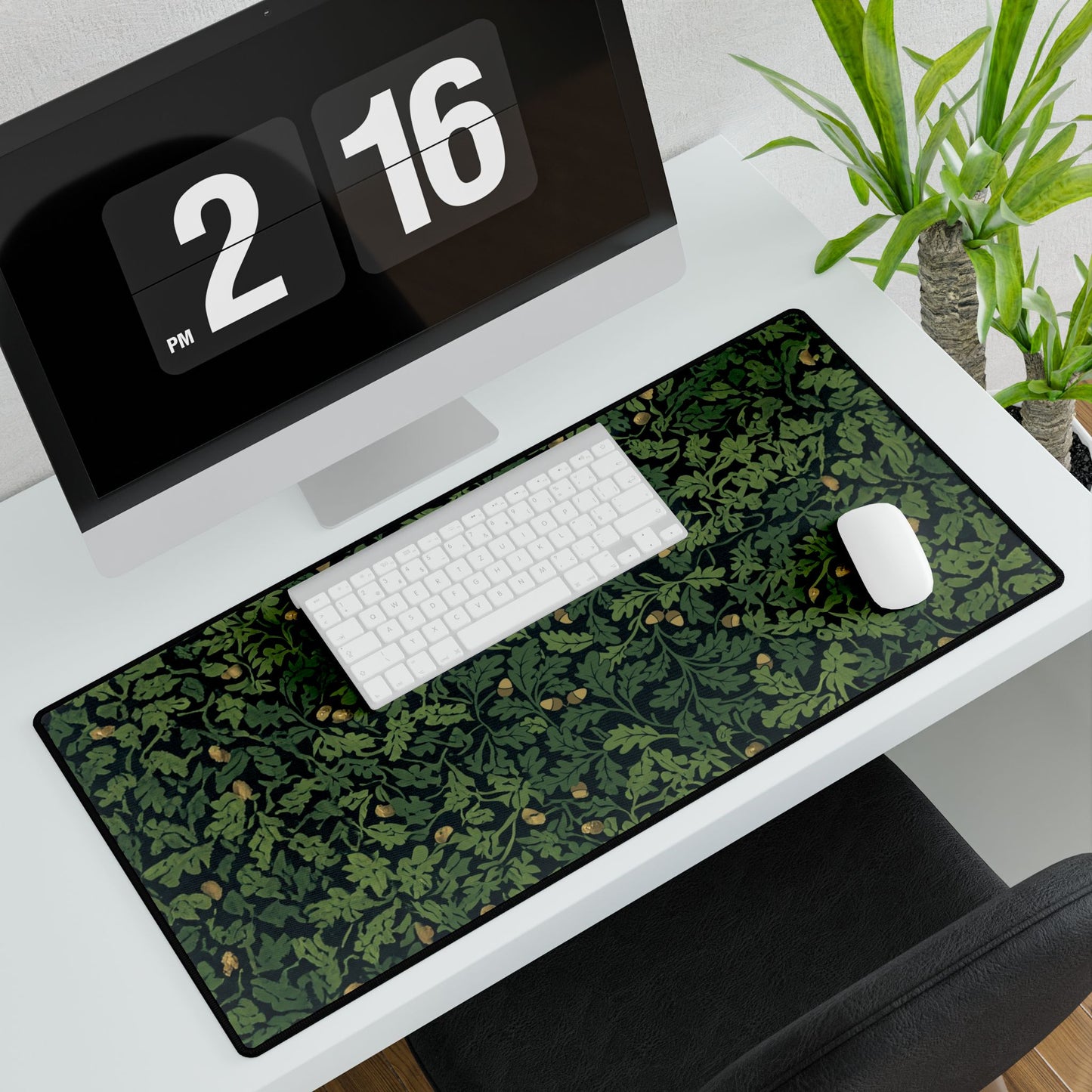 Desk Mat - Big Tim's Oak Leaves and Acorn Background