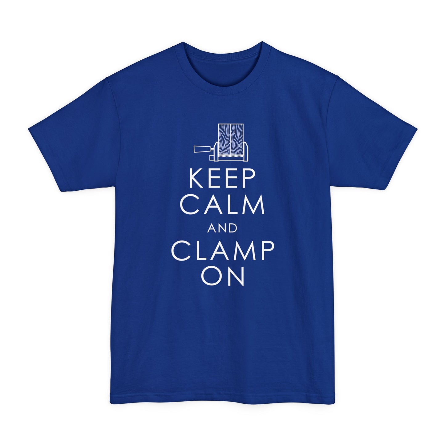 T-Shirt Funny Woodworkers Shirt - Keep Calm and Clamp On