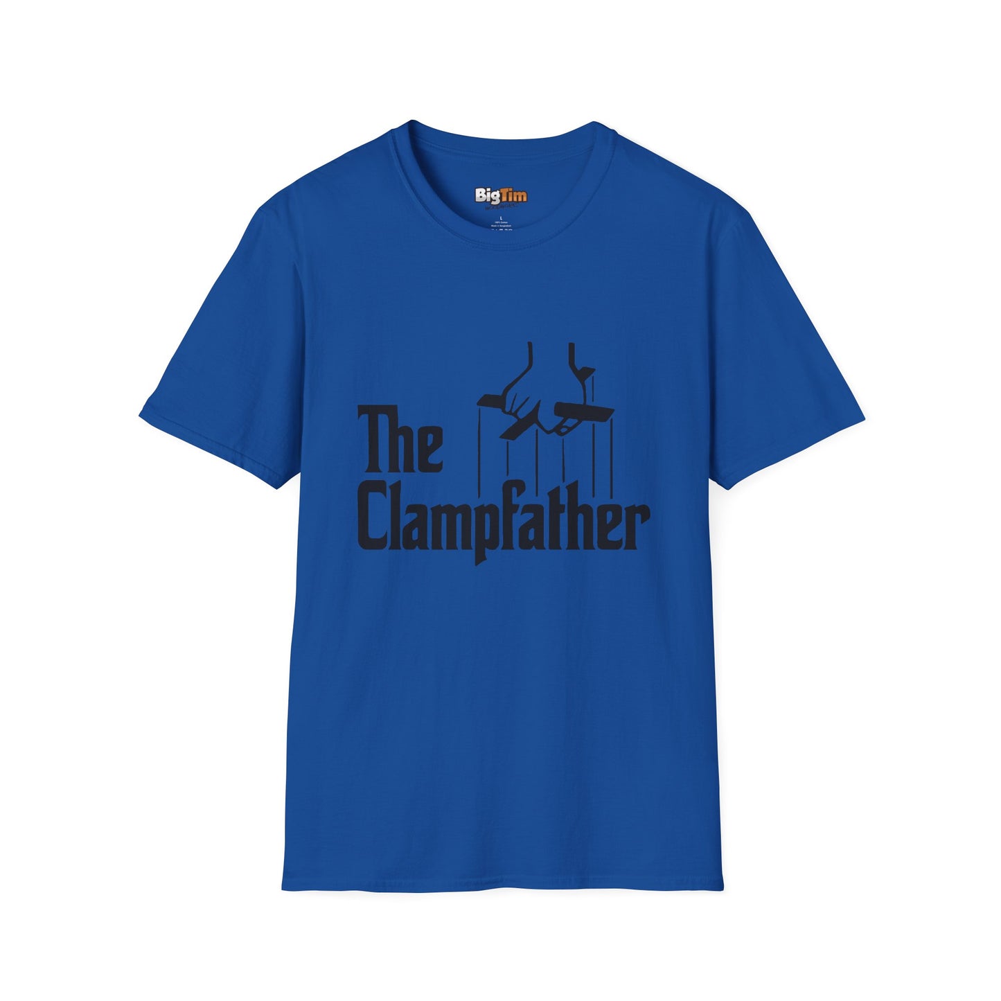 Funny Unisex T-Shirt - 'The Clampfather' Movie Logo Design