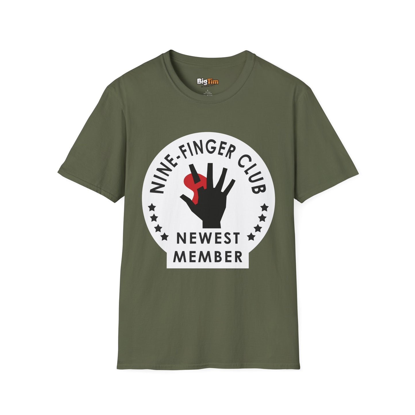 Funny Woodworker Nine-Finger Club T-Shirt