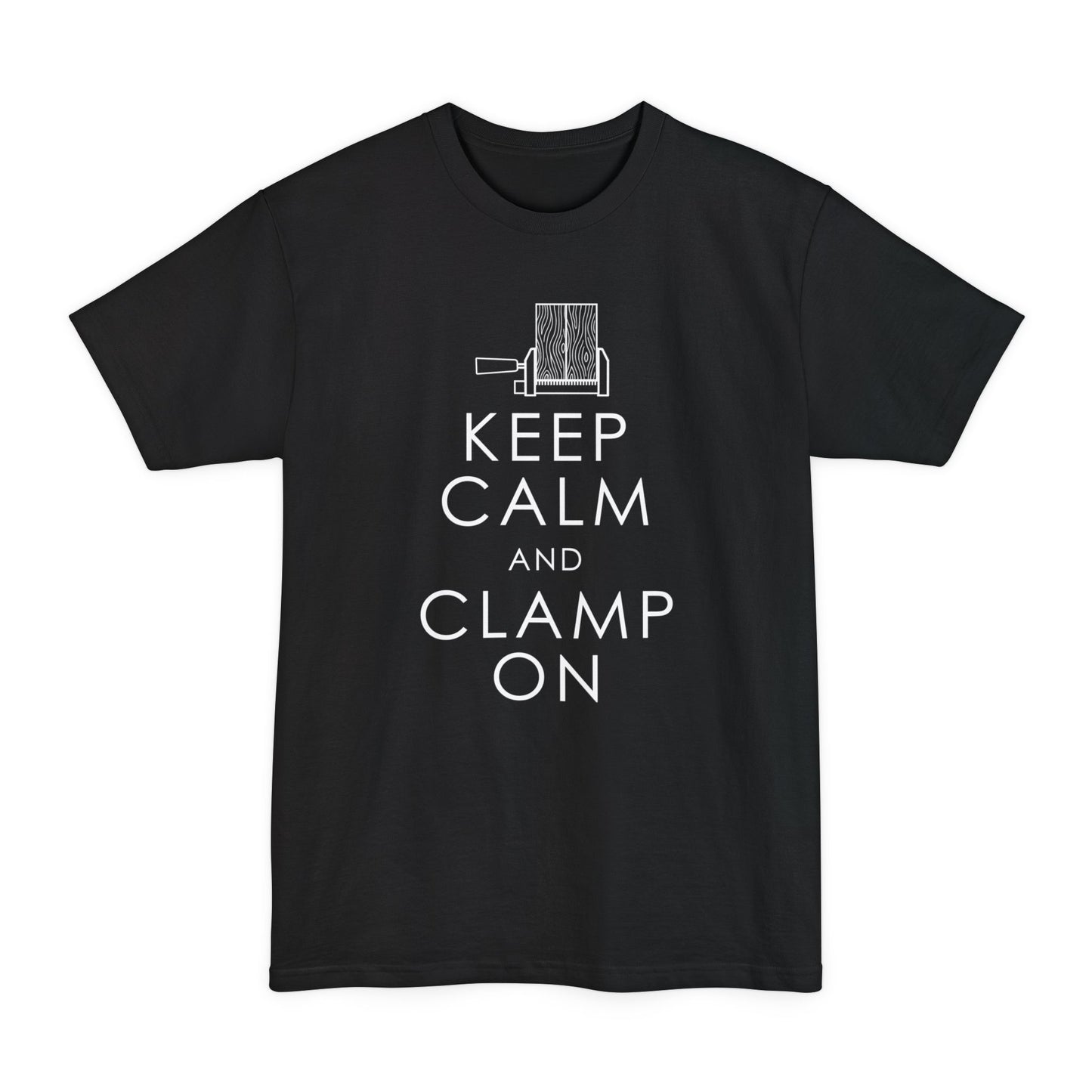 T-Shirt Funny Woodworkers Shirt - Keep Calm and Clamp On