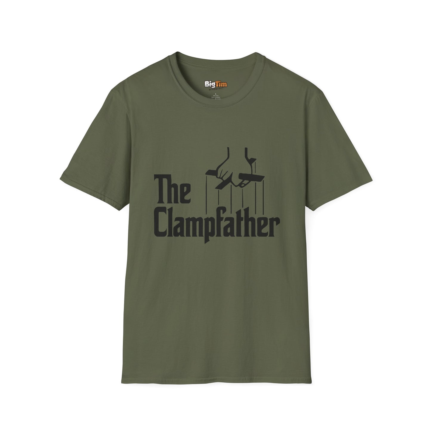 Funny Unisex T-Shirt - 'The Clampfather' Movie Logo Design