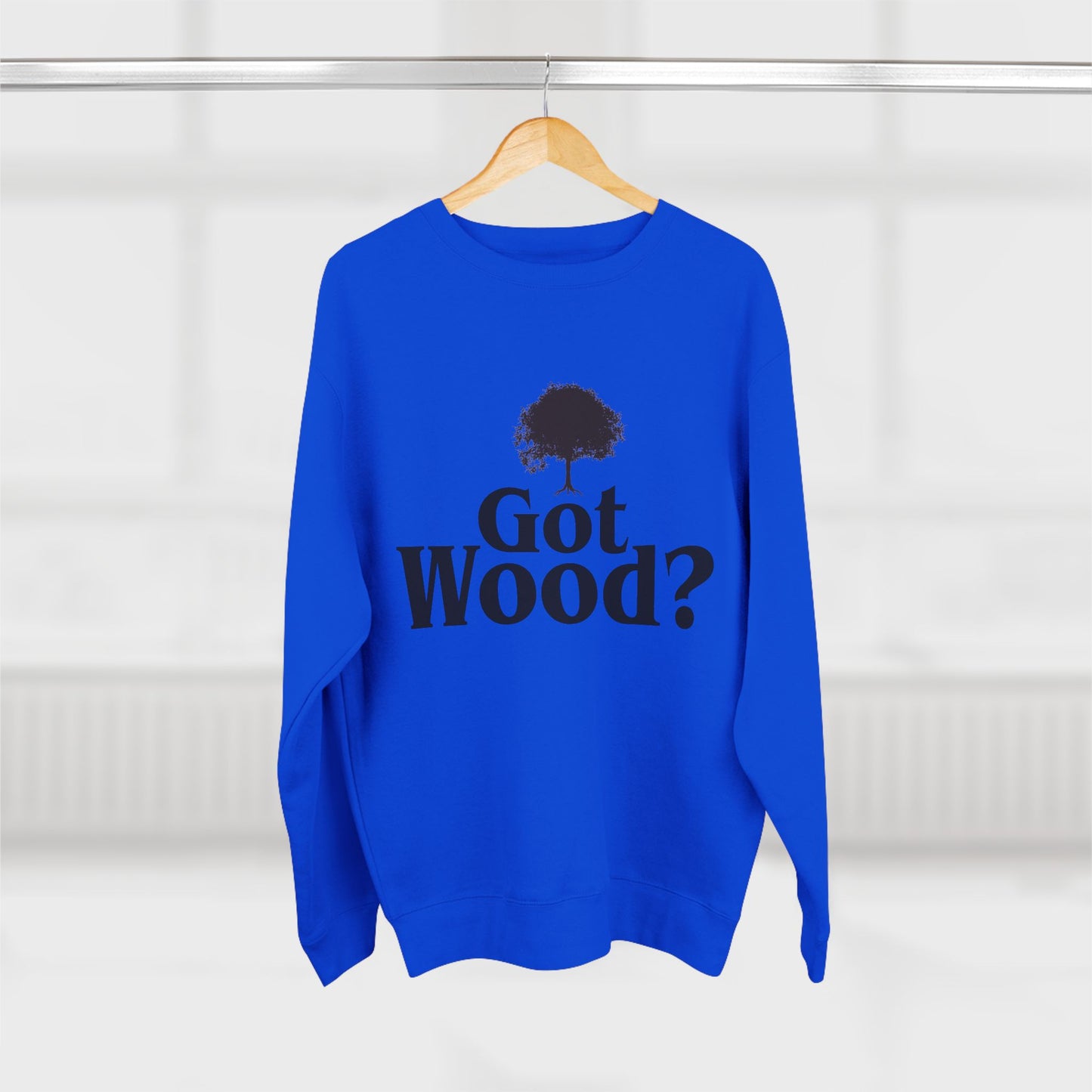 Woodworker Crewneck Sweatshirt - 'Got Wood' Design