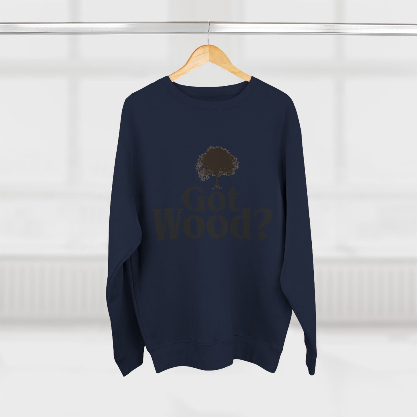 Woodworker Crewneck Sweatshirt - 'Got Wood' Design
