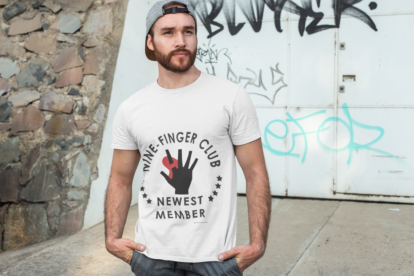 Funny Woodworker Nine-Finger Club T-Shirt