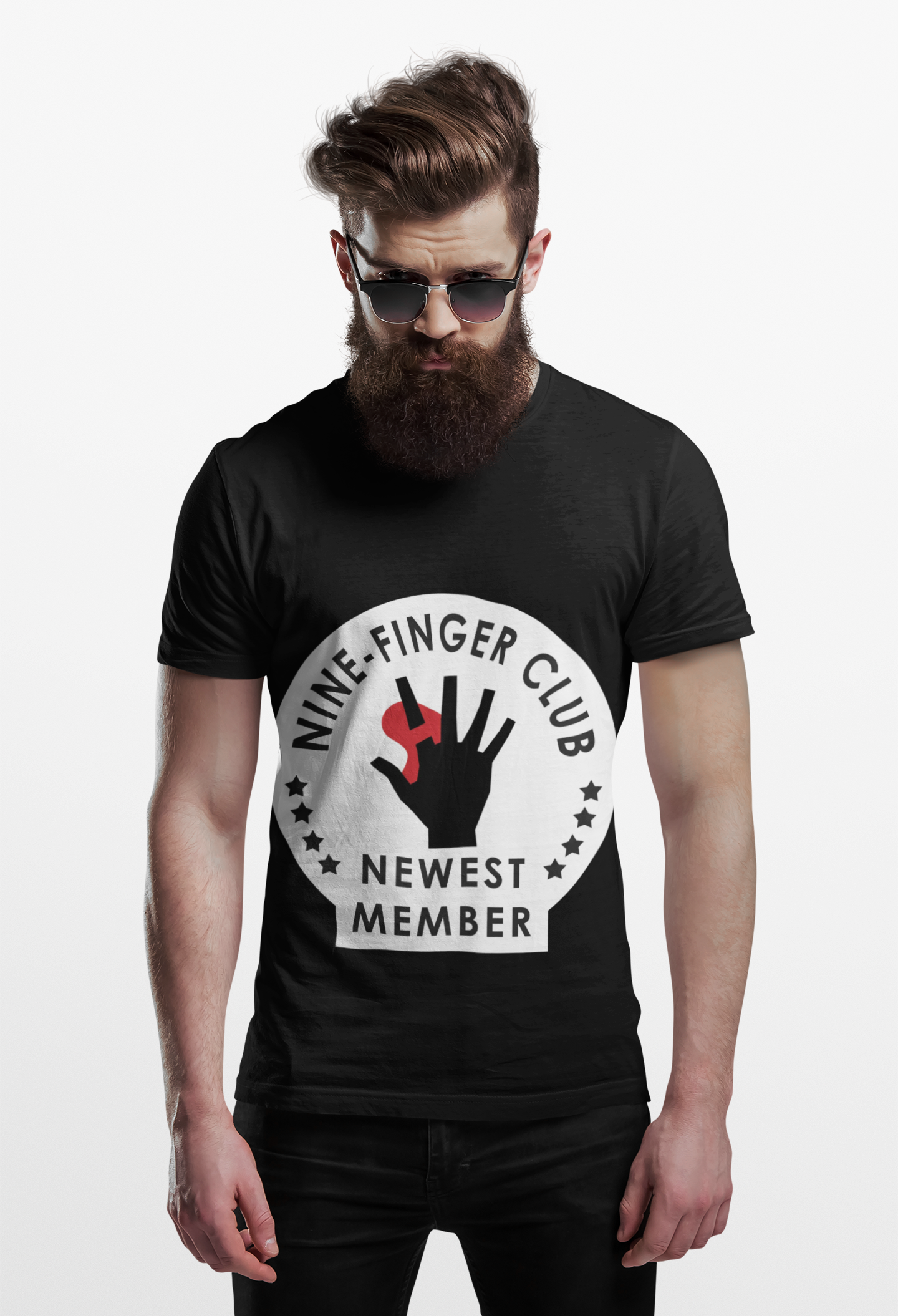 Funny Woodworker Nine-Finger Club T-Shirt
