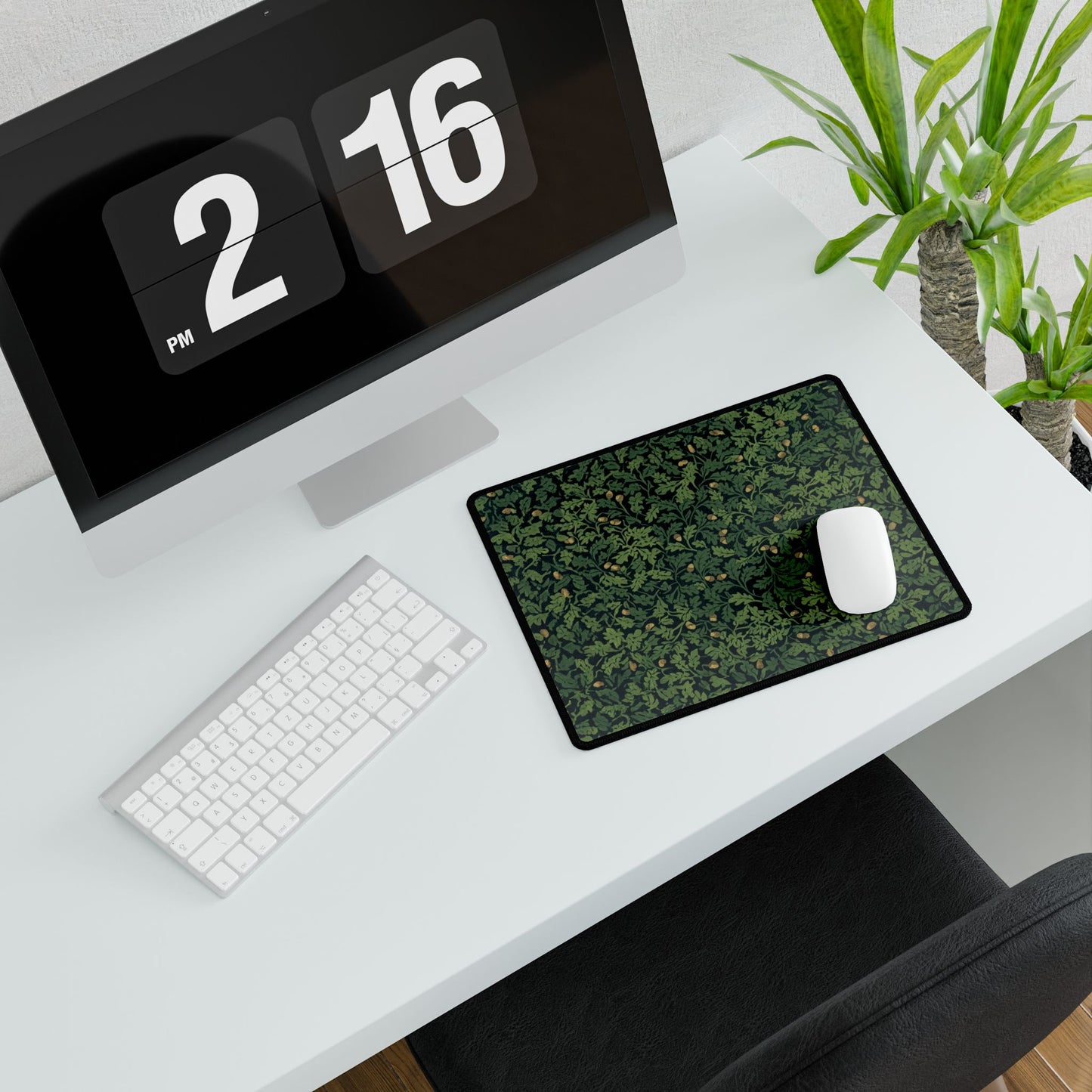 Desk Mat - Big Tim's Oak Leaves and Acorn Background