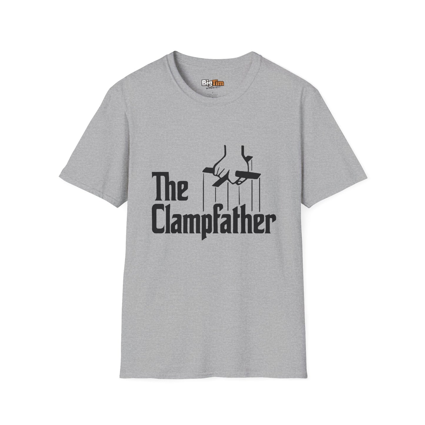 Funny Unisex T-Shirt - 'The Clampfather' Movie Logo Design