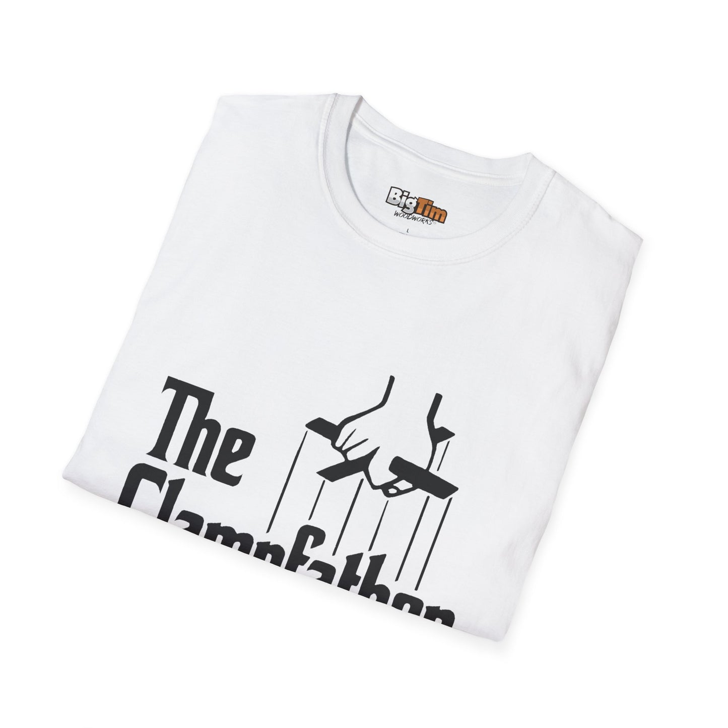 Funny Unisex T-Shirt - 'The Clampfather' Movie Logo Design