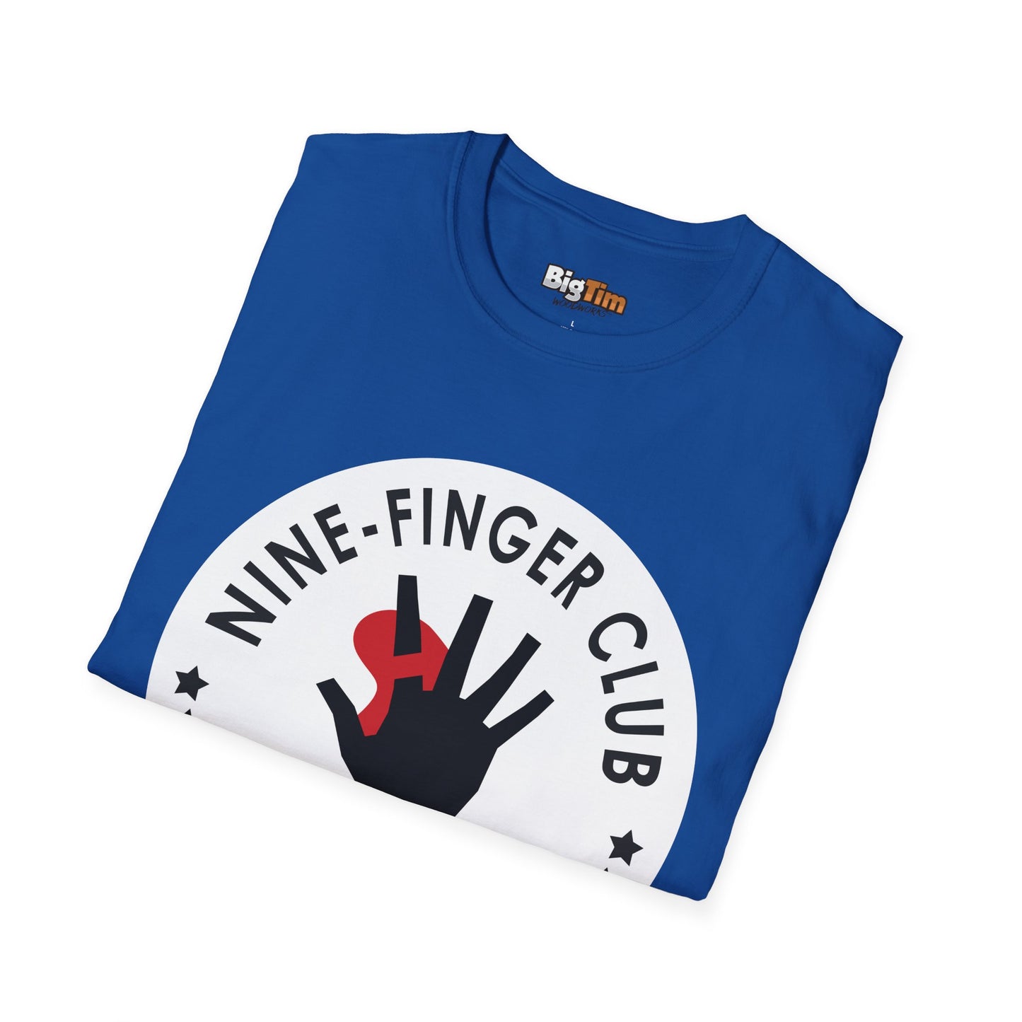 Funny Woodworker Nine-Finger Club T-Shirt