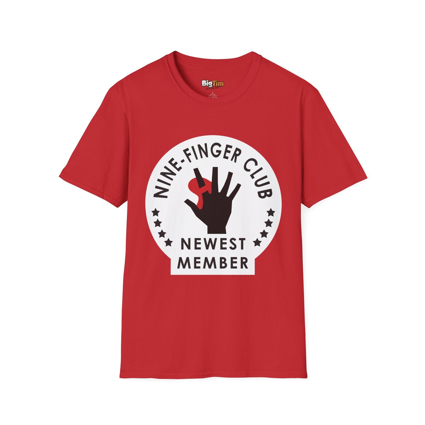 Funny Woodworker Nine-Finger Club T-Shirt