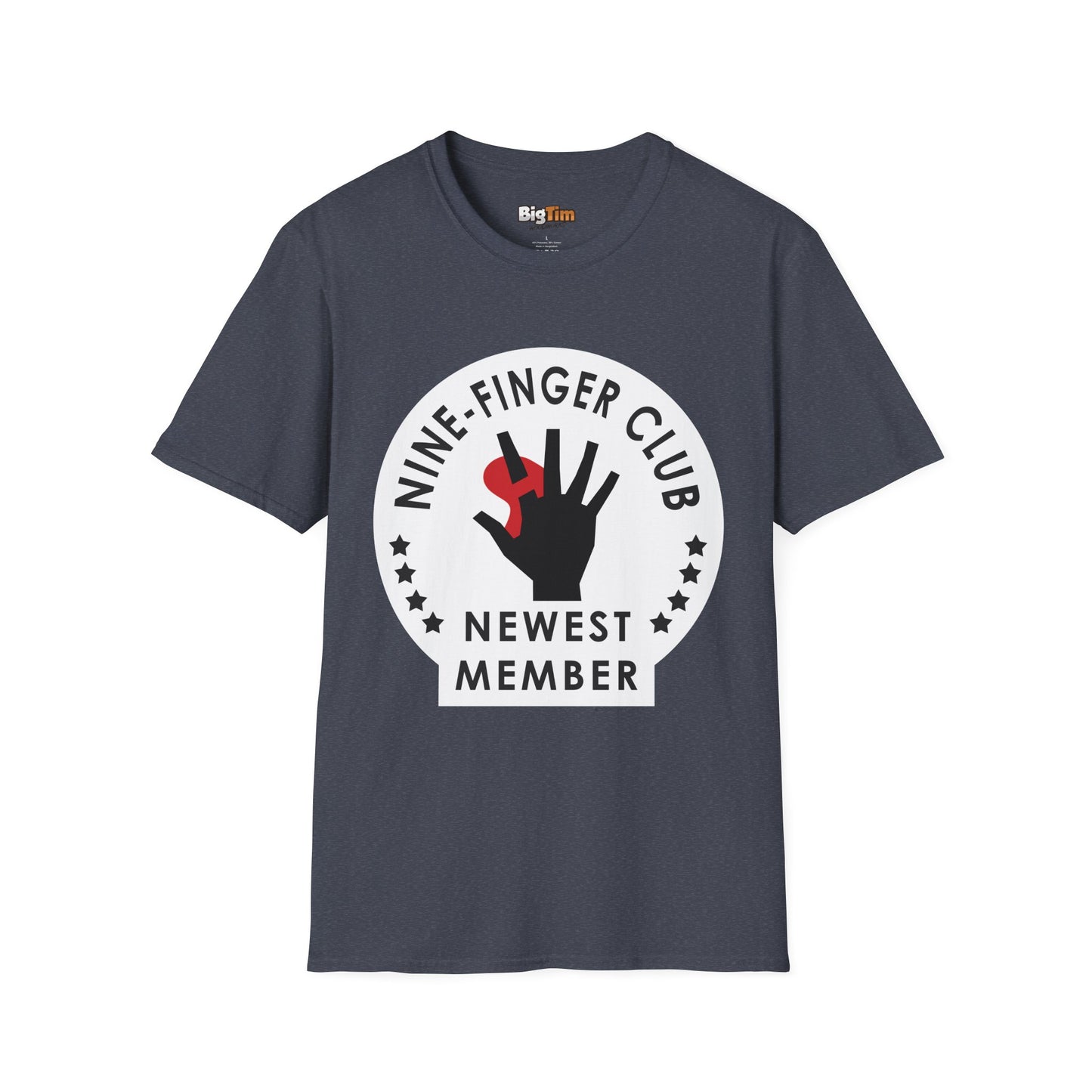 Funny Woodworker Nine-Finger Club T-Shirt
