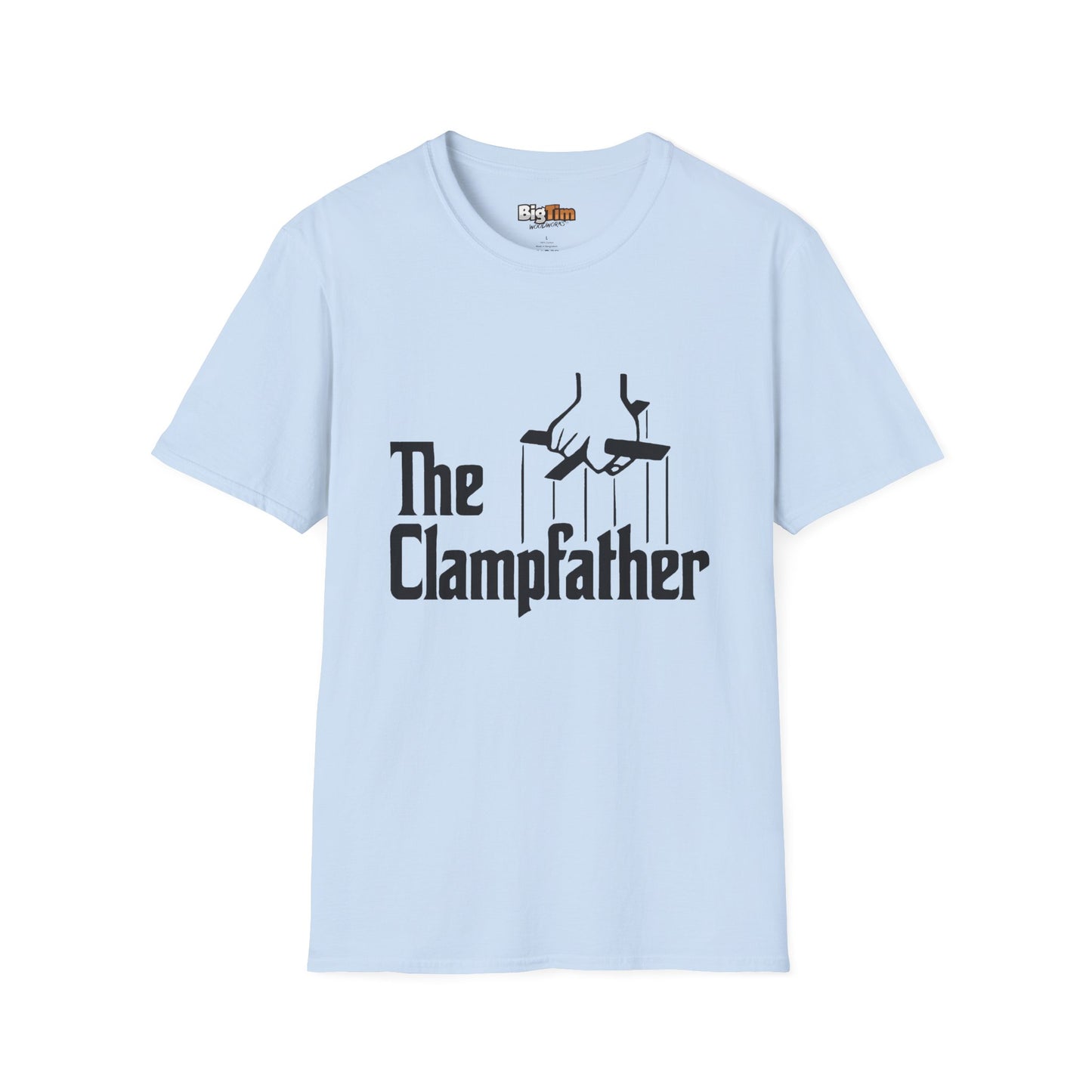 Funny Unisex T-Shirt - 'The Clampfather' Movie Logo Design