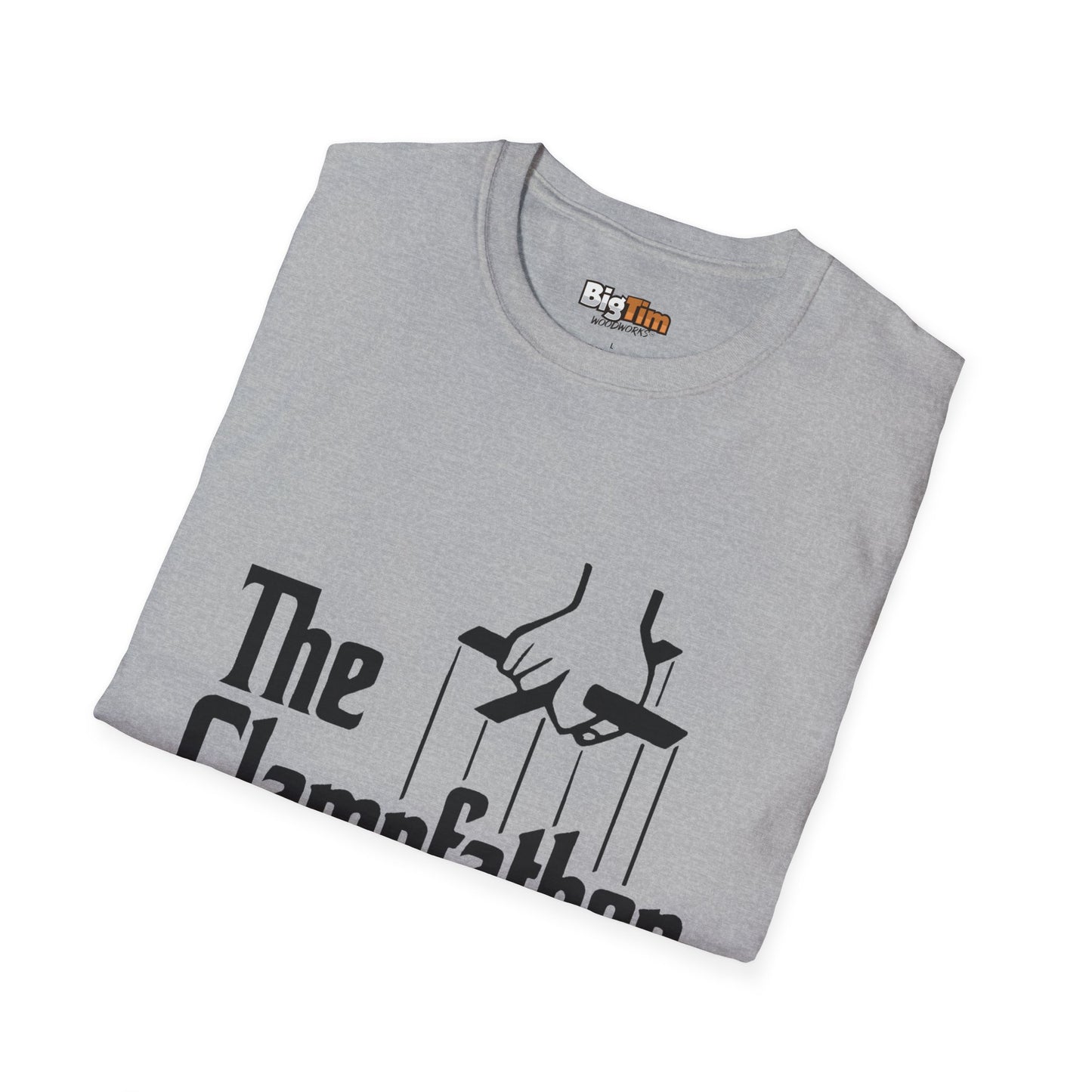 Funny Unisex T-Shirt - 'The Clampfather' Movie Logo Design