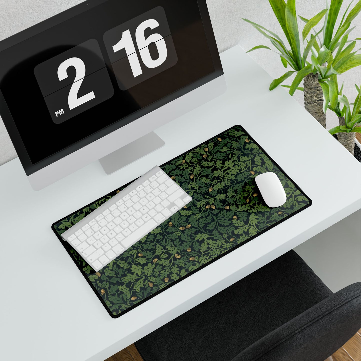 Desk Mat - Big Tim's Oak Leaves and Acorn Background