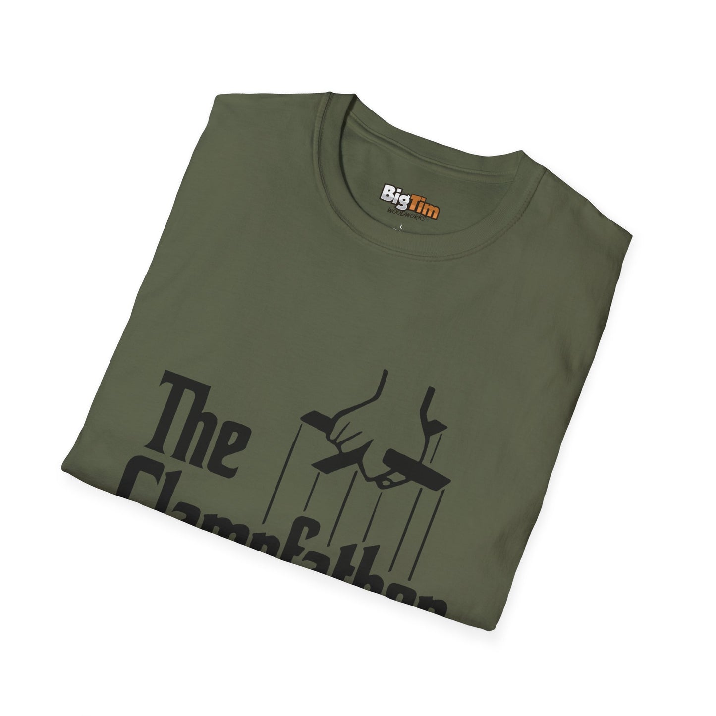 Funny Unisex T-Shirt - 'The Clampfather' Movie Logo Design