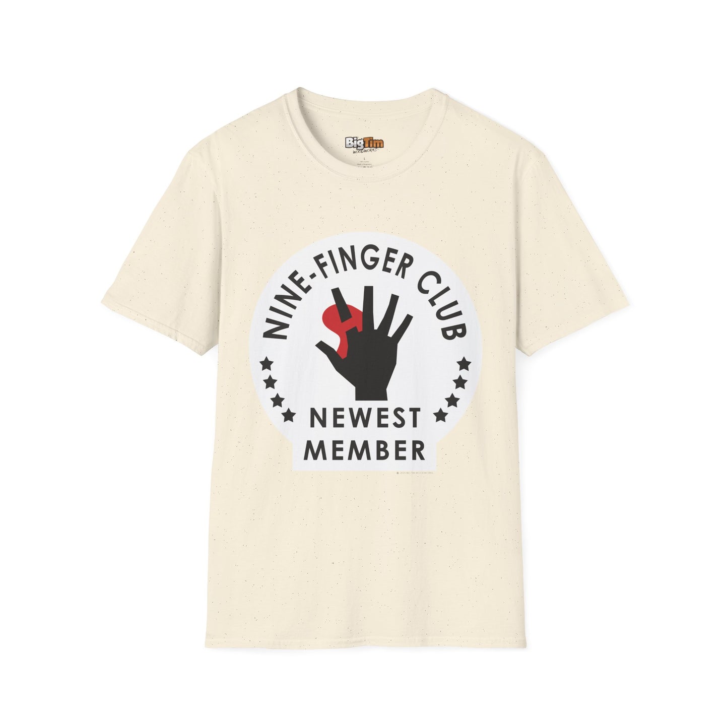 Funny Woodworker Nine-Finger Club T-Shirt