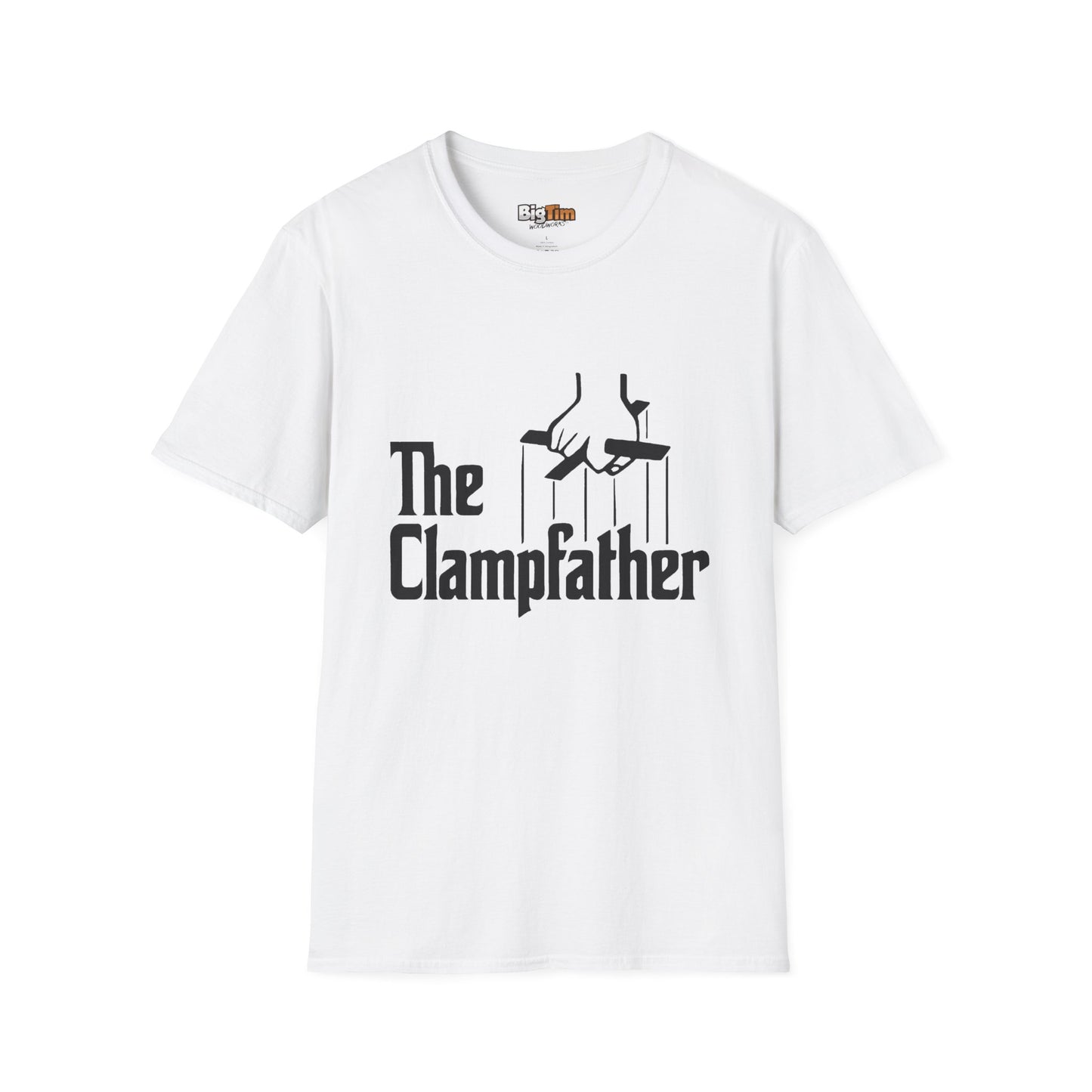 Funny Unisex T-Shirt - 'The Clampfather' Movie Logo Design