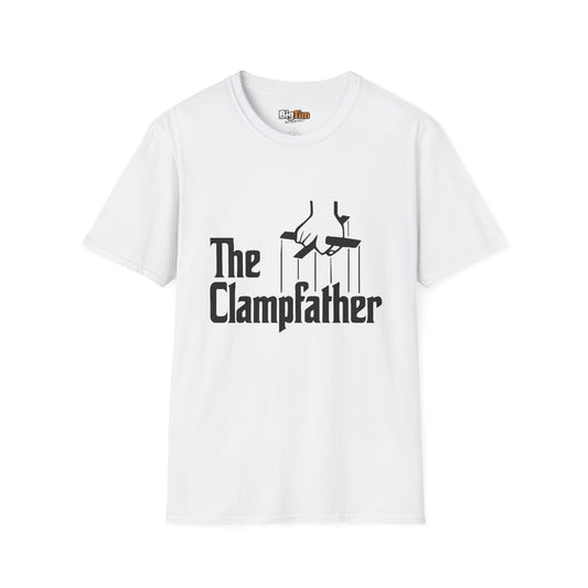 Funny Unisex T-Shirt - 'The Clampfather' Movie Logo Design